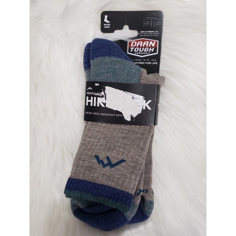 Limited Edition Darn Tough 1466 RYE Men's Micro Crew Midweight Hiking Sock USA
